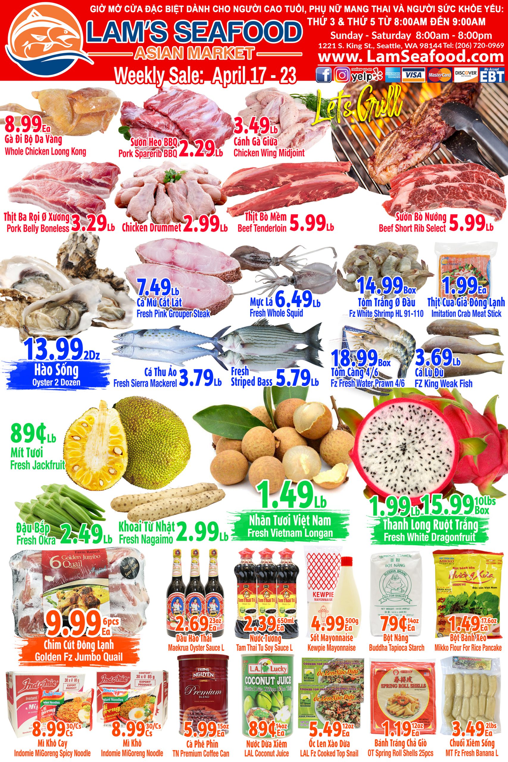 Lam'S Seafood Weekly Ad - oeis9v1